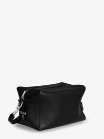 Celine Men's Take Away Messenger Leather Crossbody Bag Black Celine
