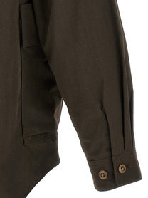 snow peak Takibi Overshirt Brown, view 4