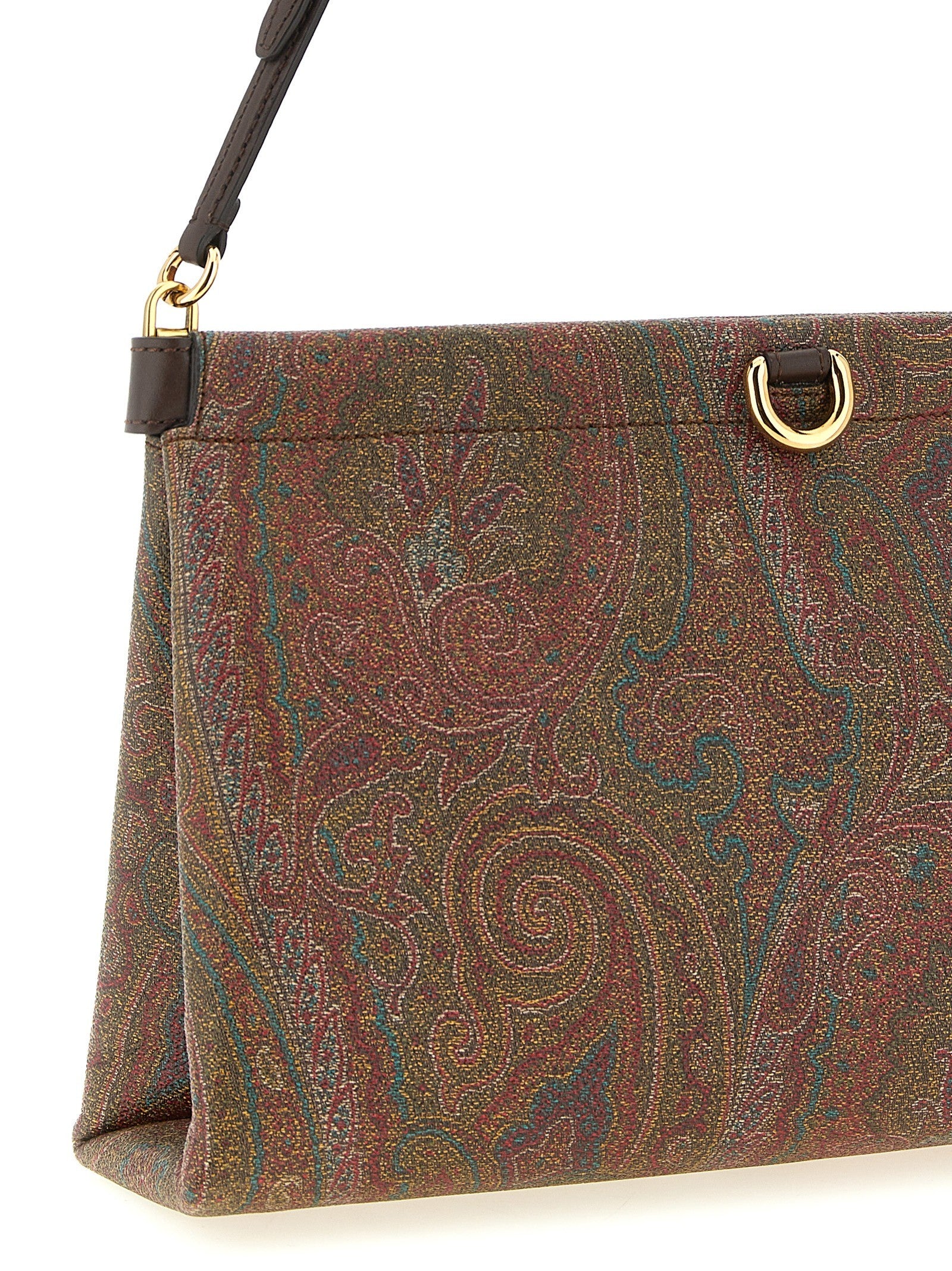 ETRO Talk Mini Clutch Brown