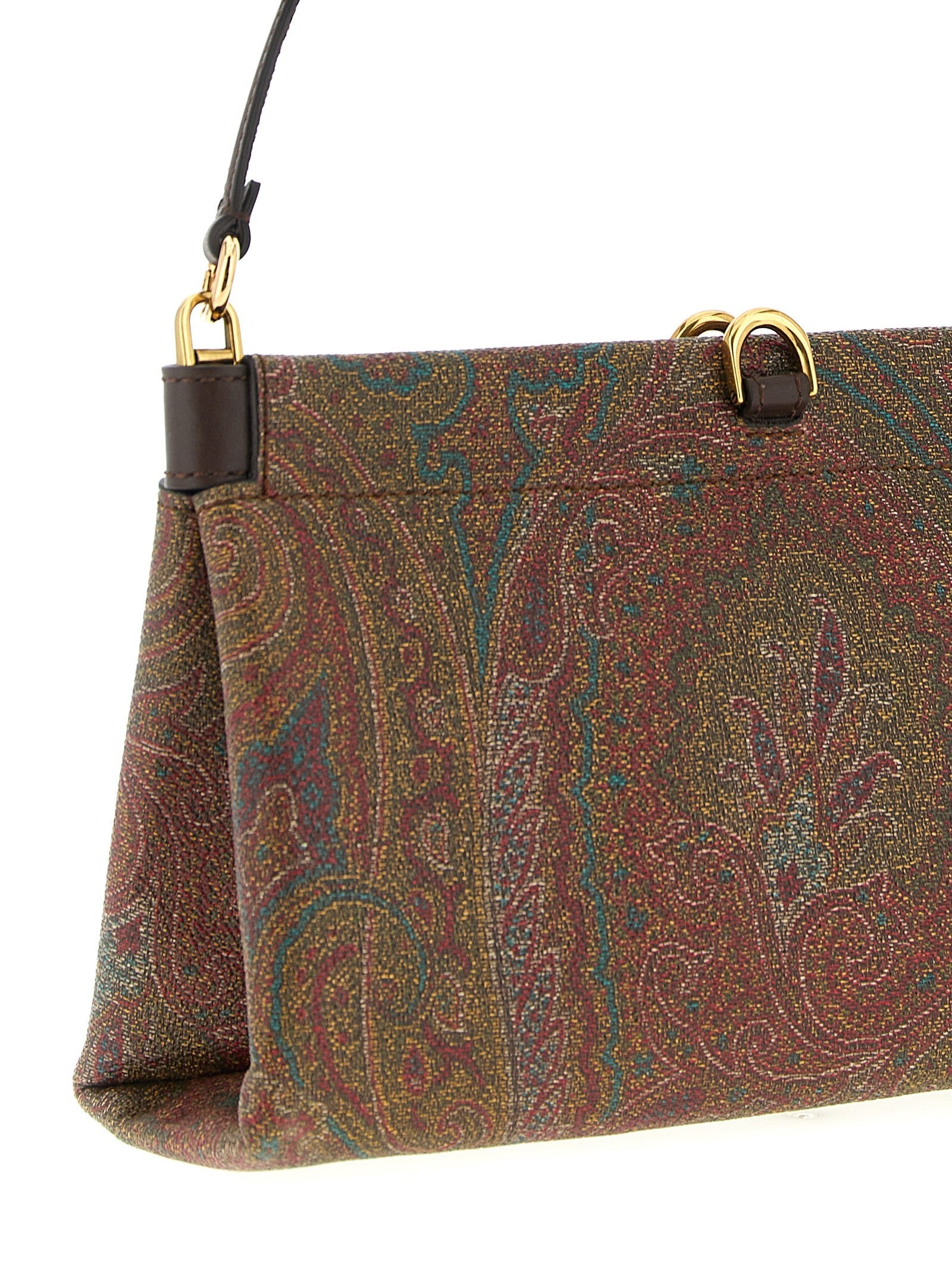 ETRO Talk Mini Clutch Brown