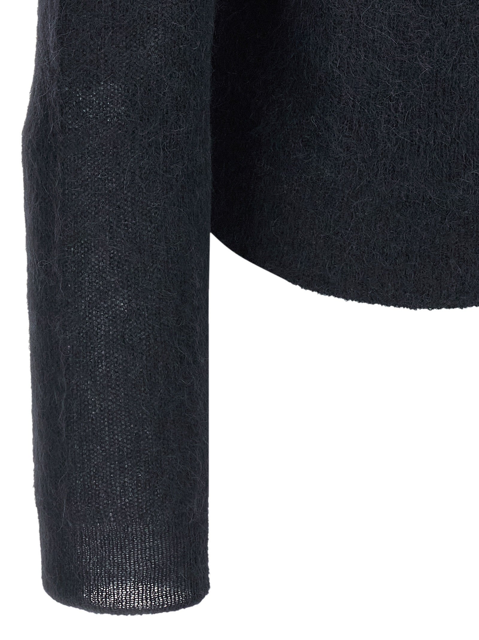 AURALEE Tam Yarn Polo Shirt Blue