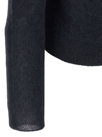 AURALEE Tam Yarn Polo Shirt Blue