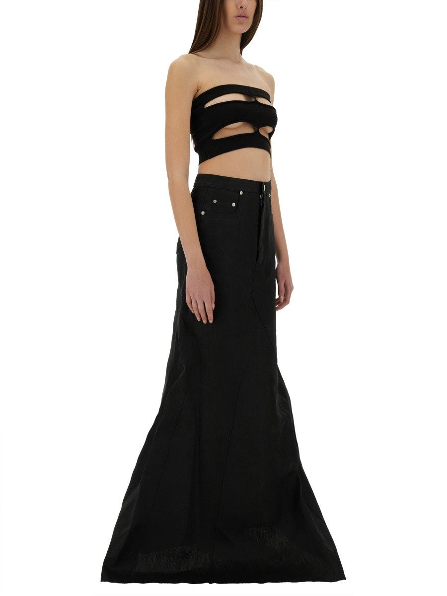 Rick Owens Women's Tanja Bandeau Top Black