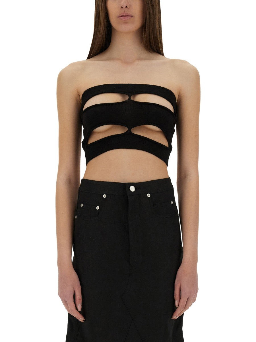 Rick Owens Women's Tanja Bandeau Top Black