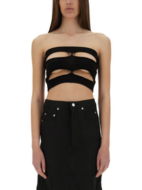Rick Owens Women's Tanja Bandeau Top Black