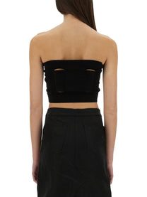 Rick Owens Women's Tanja Bandeau Top Black