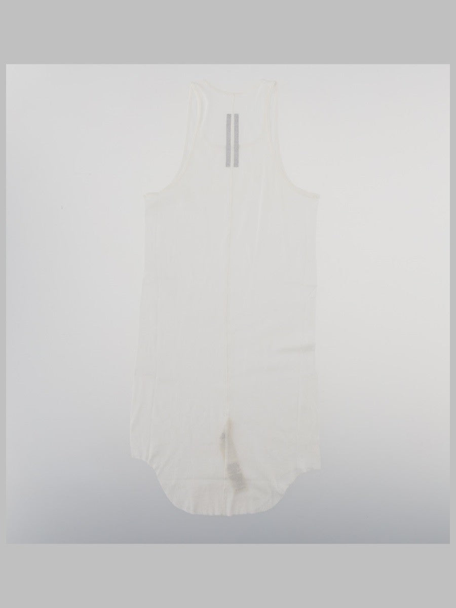 Rick Owens Men's Tank Top Basic Rib Tank White