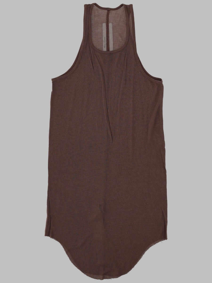 Rick Owens Women's Tank Top Basic Rib Blue
