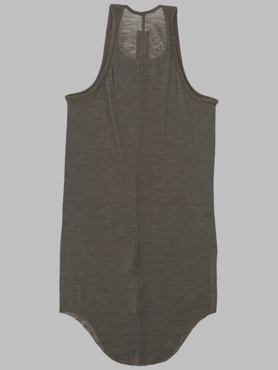 Rick Owens Women's Tank Top Basic Rib Beige