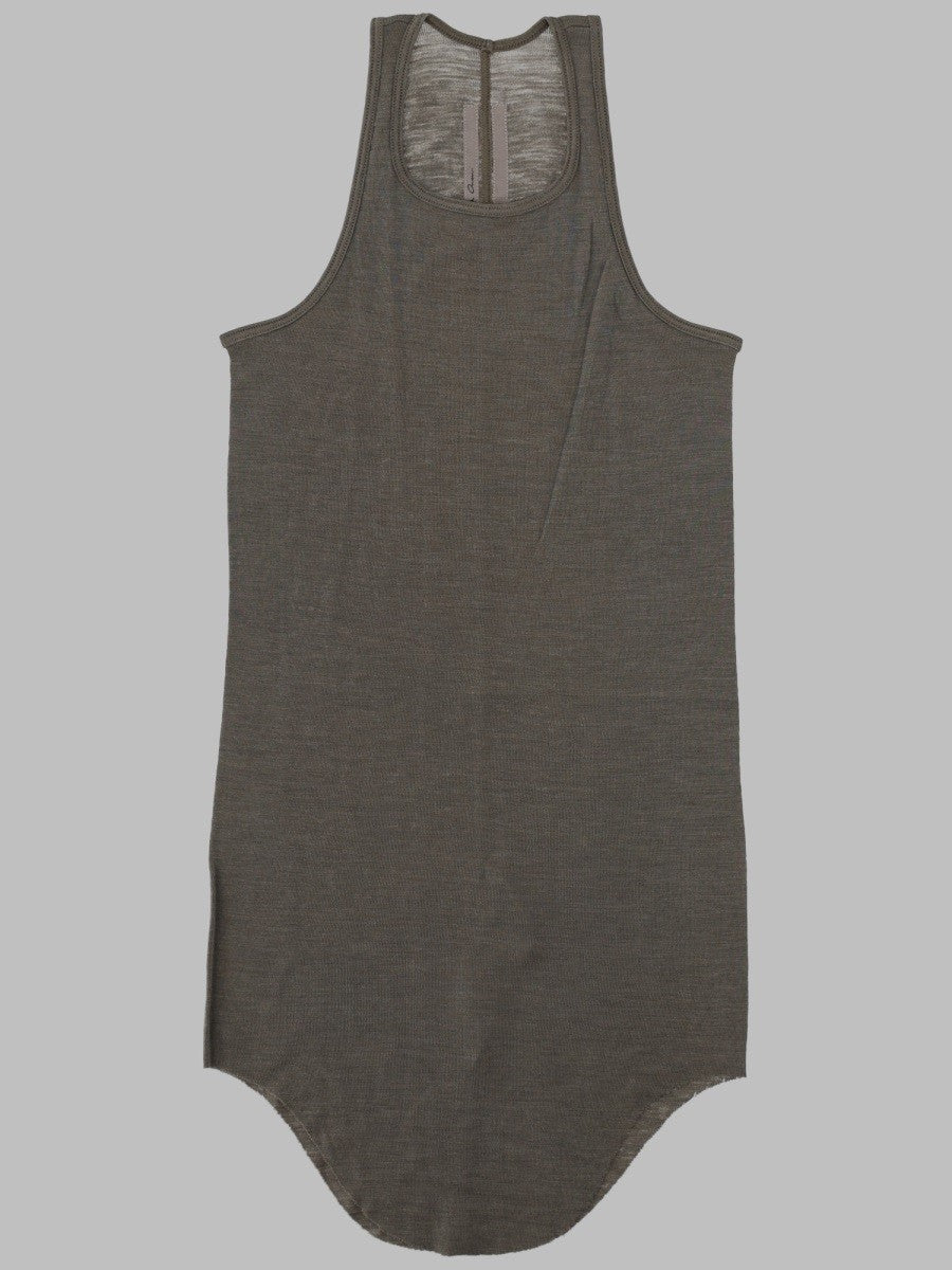 Rick Owens Women's Tank Top Basic Rib Beige