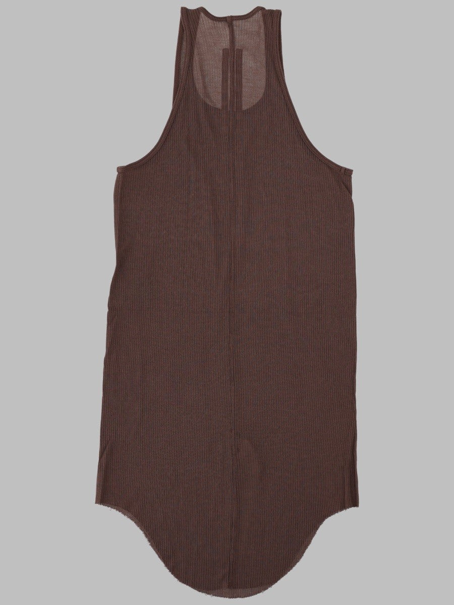 Rick Owens Women's Tank Top Basic Rib Blue