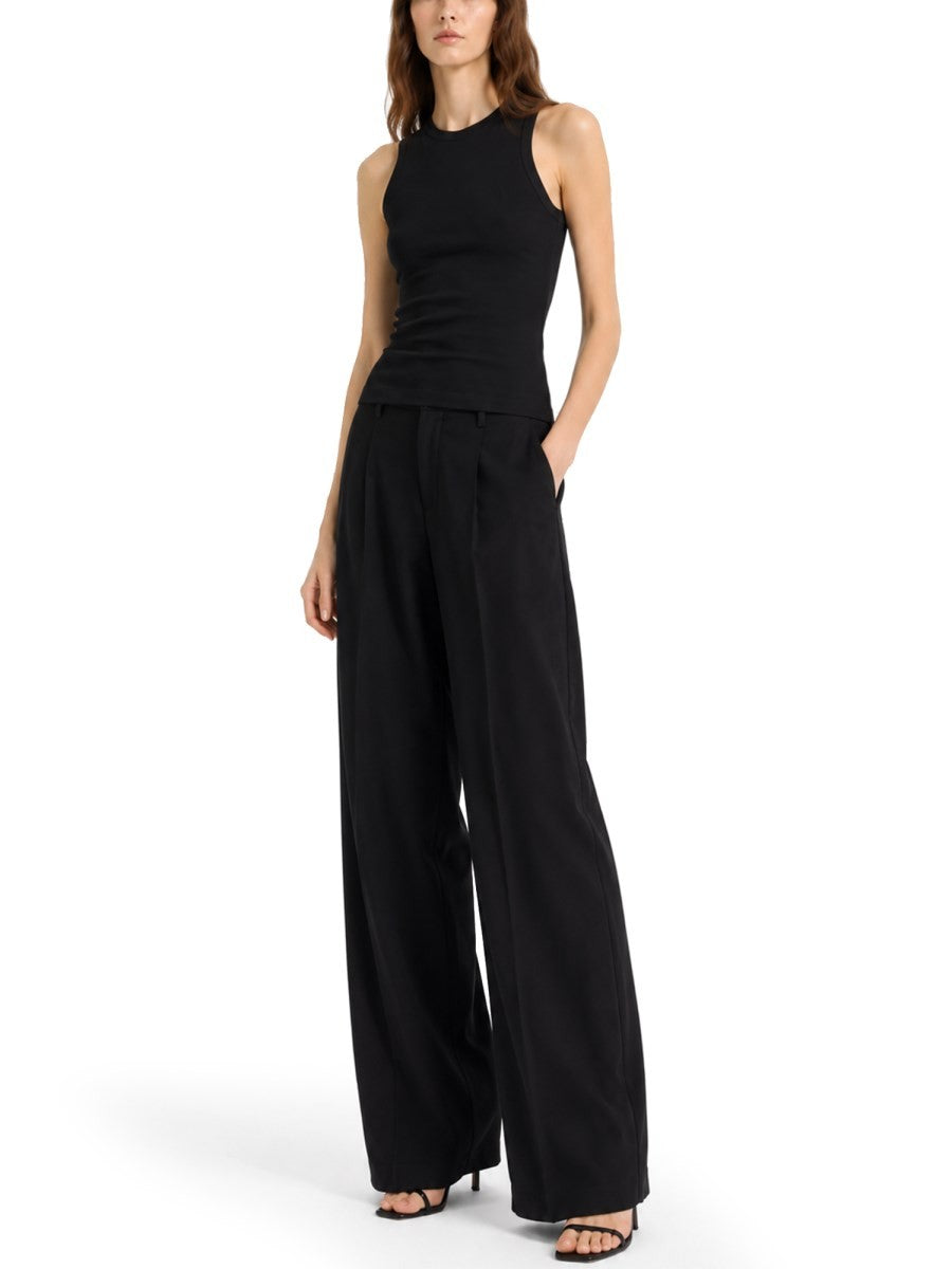 Saint Laurent Women's Tank Top Cassandre Coste Black, view 2