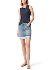 Ami Paris Women's Tank Top Con Blue