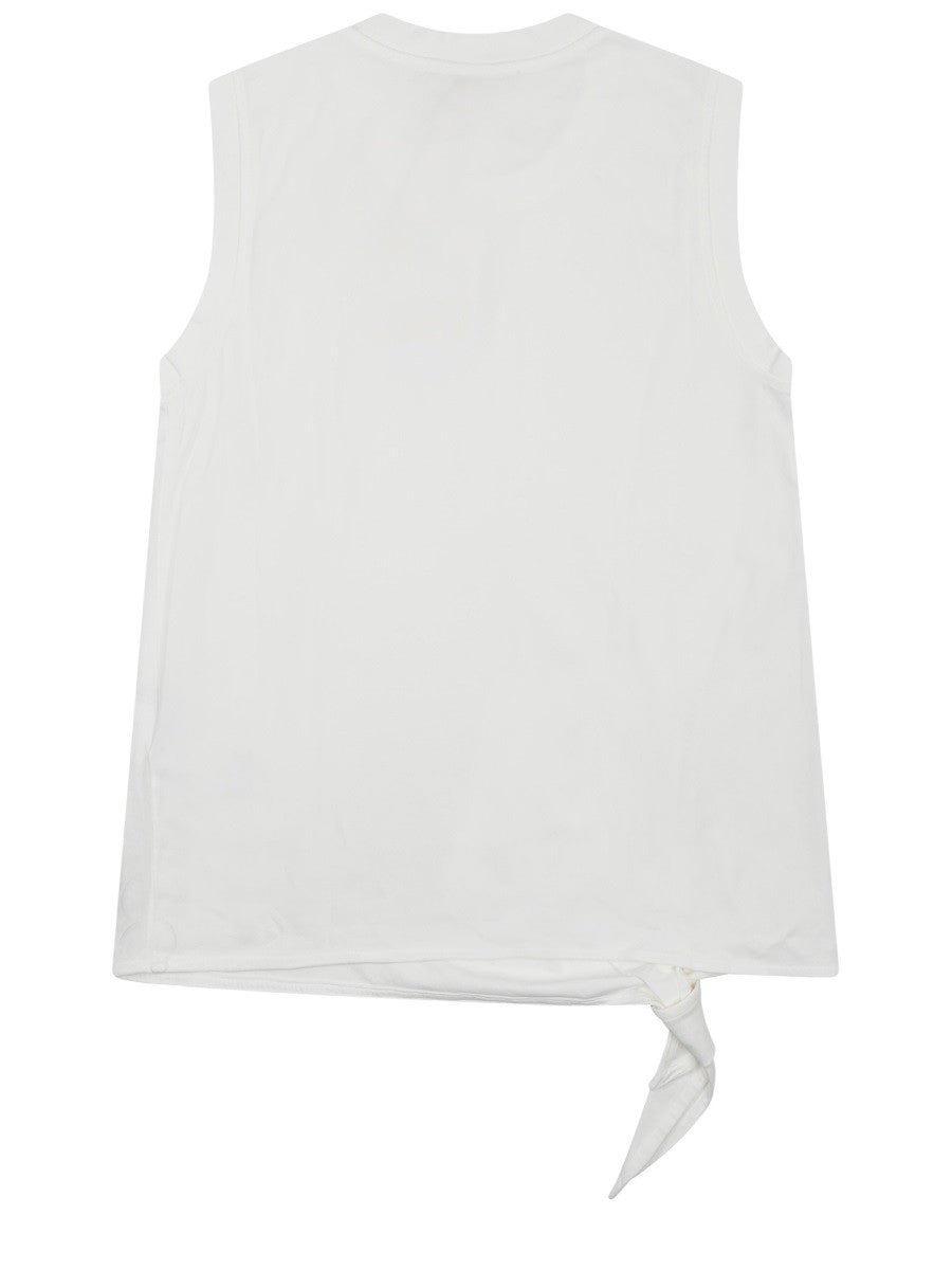 JW Anderson Women's Tank Top Con Nodo White