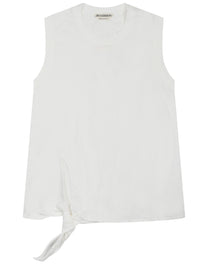 JW Anderson Women's Tank Top Con Nodo White