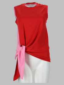 JW Anderson Women's Tank Top Con Nodo Red