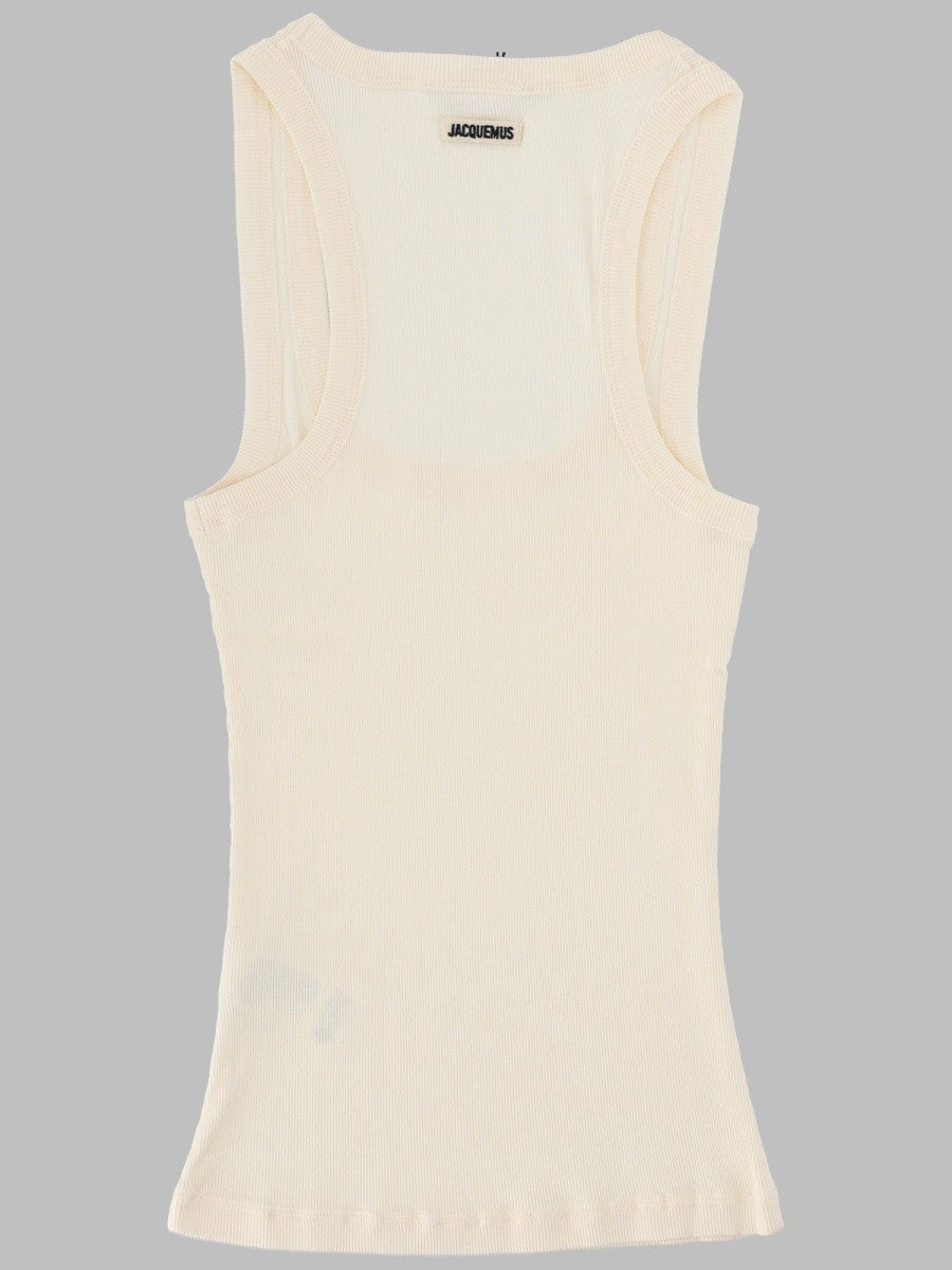 JACQUEMUS Women's Tank Top Gros Grain White