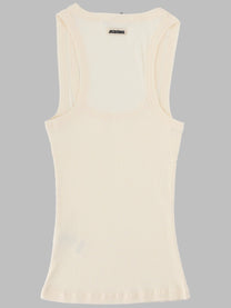 JACQUEMUS Women's Tank Top Gros Grain White