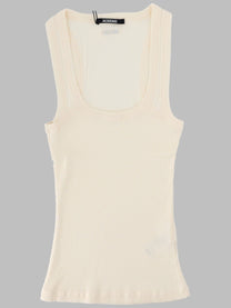 JACQUEMUS Women's Tank Top Gros Grain White