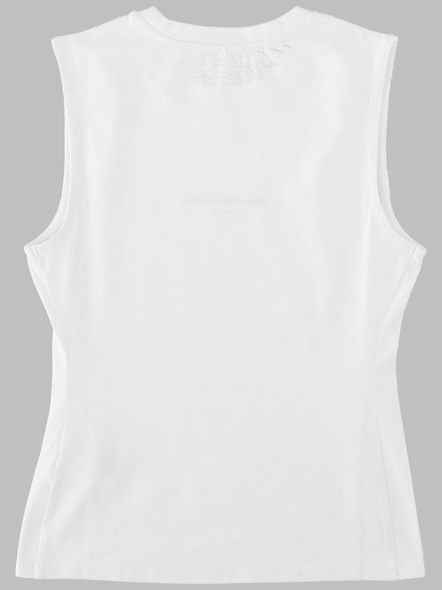 alexanderwang Women's Tank Top in Cotone Stretch White