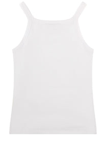 Fendi Women's Cotton Tank Top White, view 2