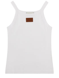 Fendi Women's Cotton Tank Top White