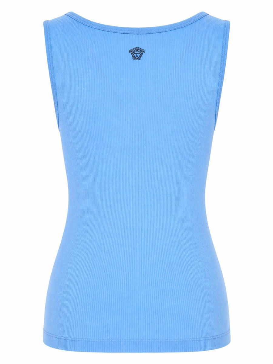Versace Women's Tank Top in Lana Blue