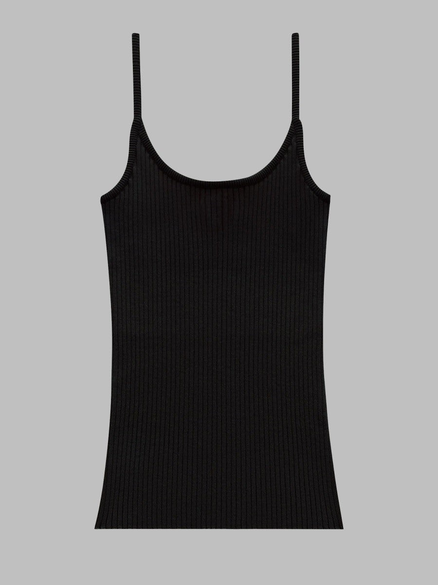 courrèges Women's Tank Top in Maglia Reedition Black