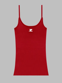 courrèges Women's Tank Top in Maglia Reedition Red