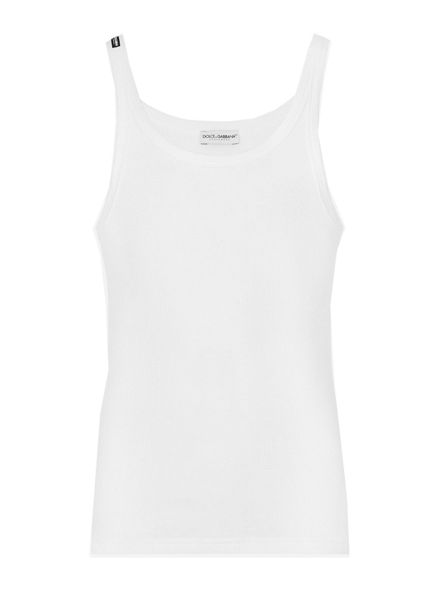 Dolce &amp; Gabbana Men's Tank Top Marcello White