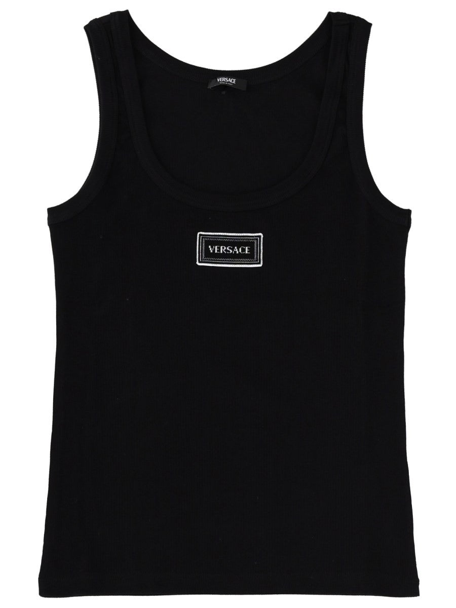 Versace Women's Tank Top Black