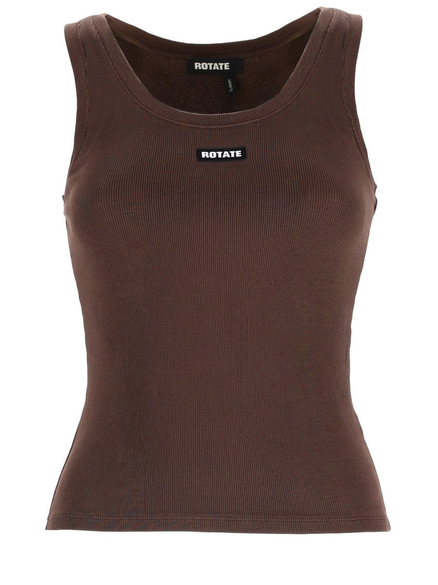 ROTATE Birger Christensen Women's Tank Top Brown