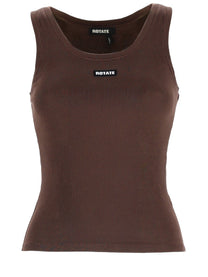 ROTATE Birger Christensen Women's Tank Top Brown