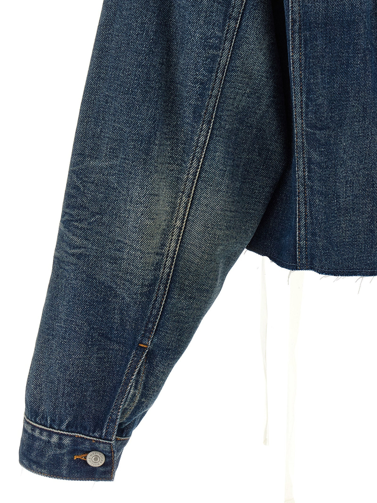 MM6 Maison Margiela Tape Denim Jacket Blue, view 4