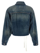 MM6 Maison Margiela Tape Denim Jacket Blue, view 2
