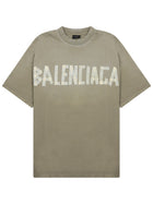 Balenciaga Women's Tape Type Shirt Green