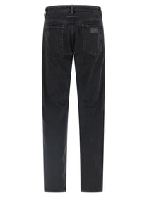 MM6 Maison Margiela Taped Jeans Black