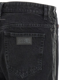 MM6 Maison Margiela Taped Jeans Black
