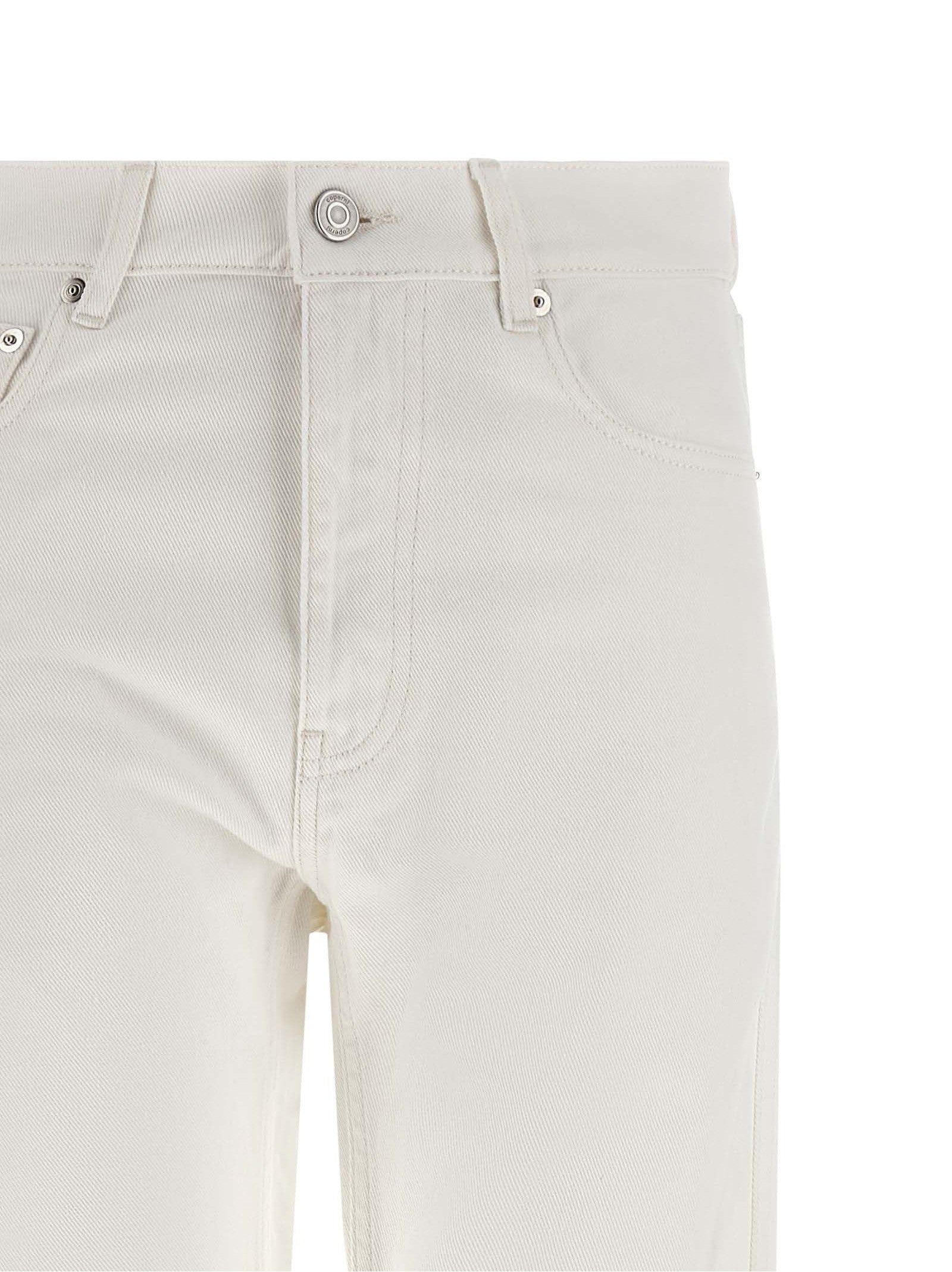 Coperni Tapered Denim Jeans White