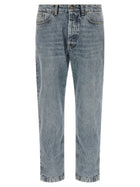 Riviera Project Tapered Leg Jeans Blue