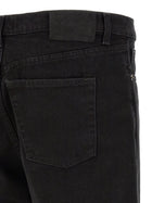 Riviera Project Tapered Leg Jeans Black, view 4