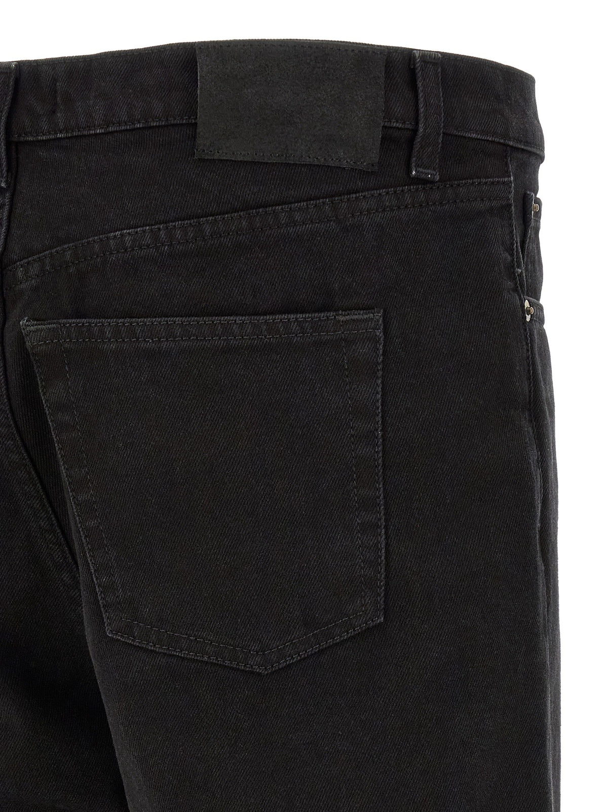 Riviera Project Tapered Leg Jeans Black, view 4