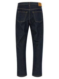 Riviera Project Tapered Leg Jeans Blue