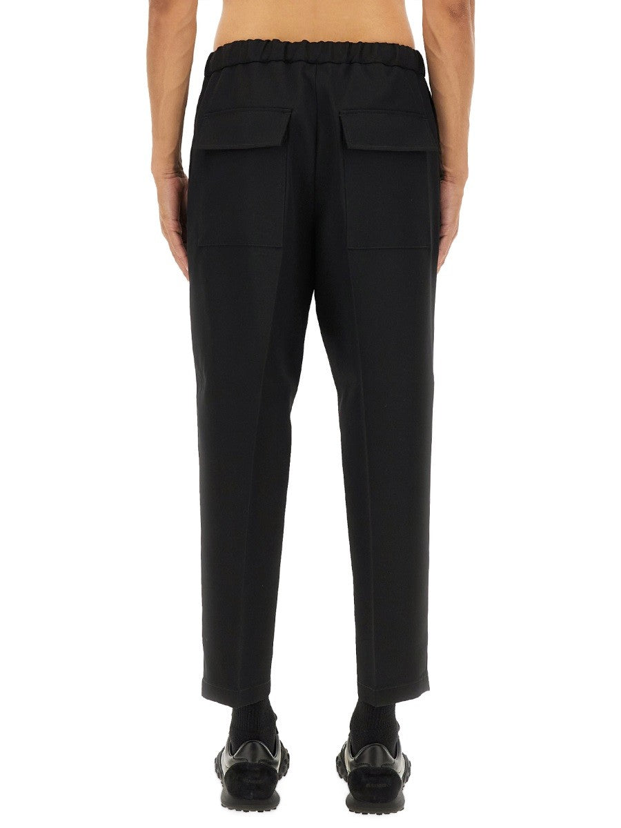 Jil Sander Men's Tapered Pants Black