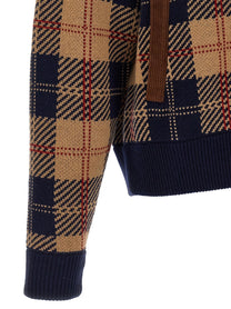 Guest In Residence Tartan Bomber Jacket Gold
