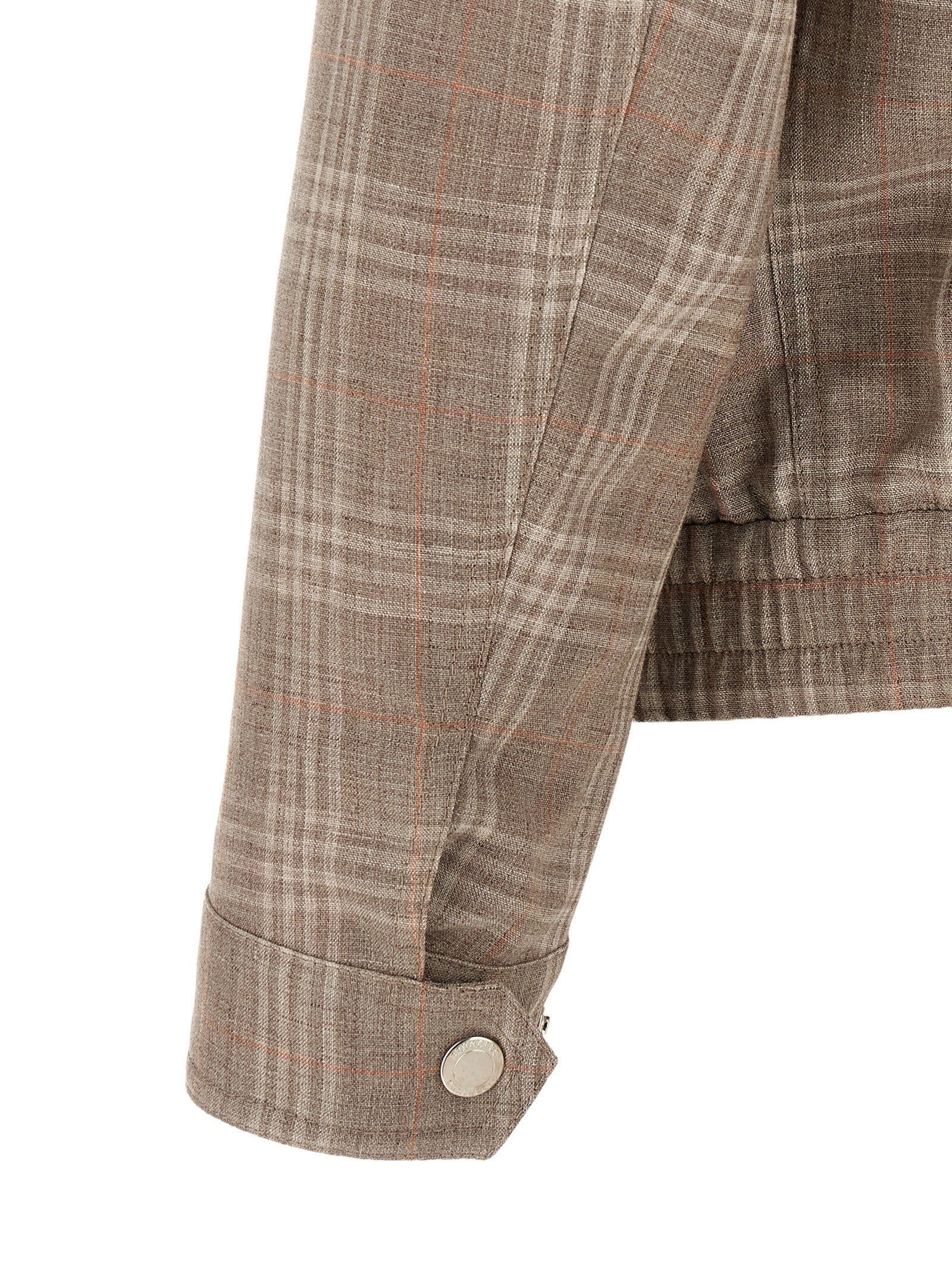 Brunello Cucinelli Tartan Jacket Brown
