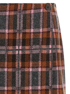 Guest In Residence Tartan Skirt Brown, view 3