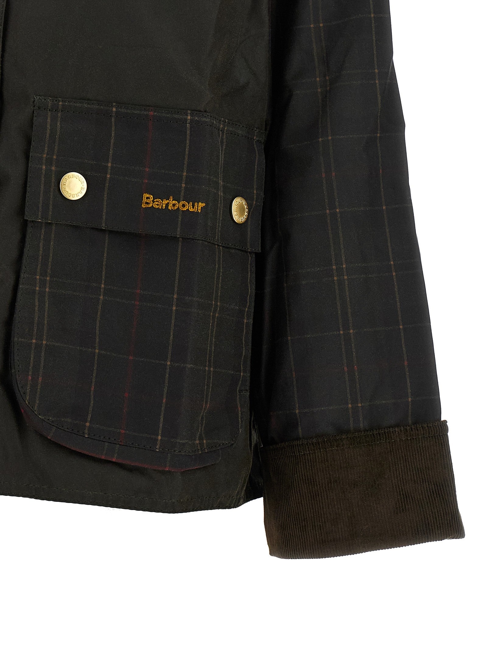 Barbour Tartan Spey Jacket Green