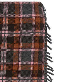 Guest In Residence Tartan Wrap Skirt Brown