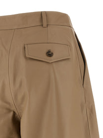 Yves Salomon Tassel Bermuda Shorts Beige
